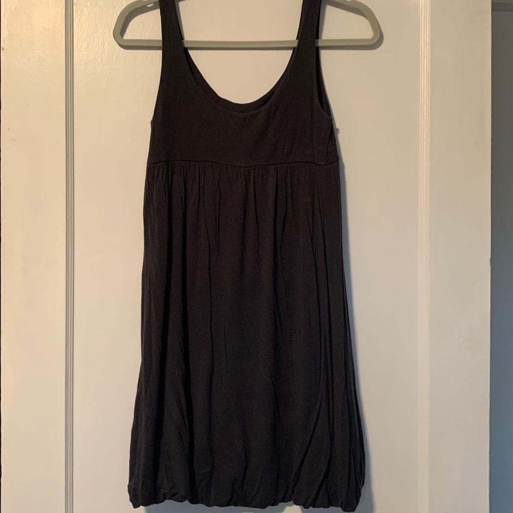 Super Soft Dark Grey Bubble Hemmed Dress - size S